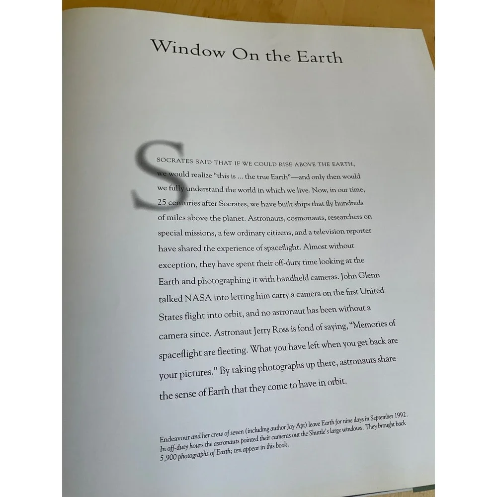 Orbit NASA Astronauts Photograph Earth National Geographic Coffee Table Book